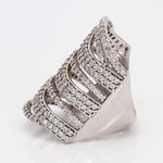 серебряное кольцо с цирконом  59402473